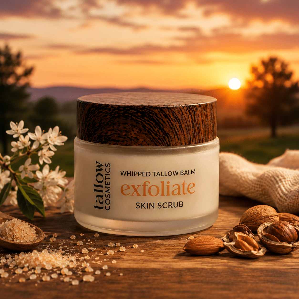 tallow exfoliating cream